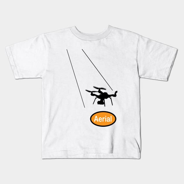 Aerial Kids T-Shirt by GdotArroyo